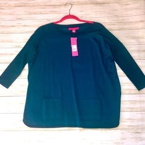 Lilly Pulitzer Cobo Sweater Inky Tidal NWT